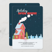 澄んな冬夜オープンハウス 招待状 (正面/裏面)