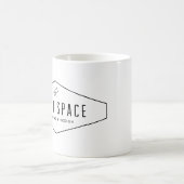 澄んな宇宙媒体のマグ コーヒーマグカップ (中央)