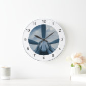 澄んな支柱! ラージ壁時計 (ホーム)