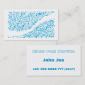 澄んな水名刺 名刺 (正面/裏面)