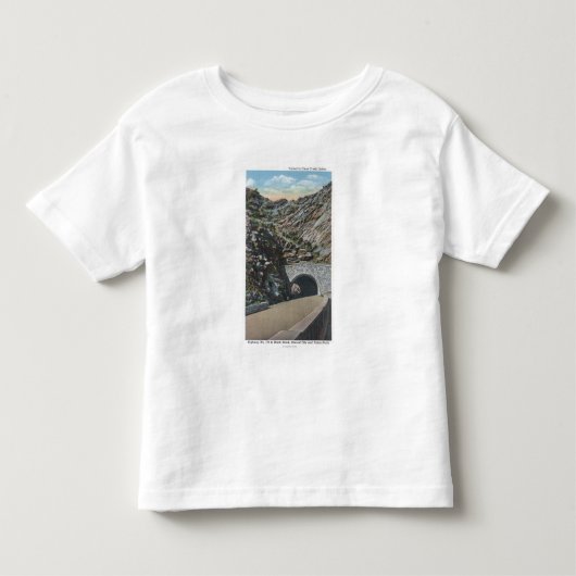 澄んな水渓谷、コロラド州 トドラーTシャツ (正面)