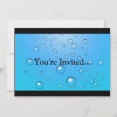 澄んな泡、青海原 招待状 (正面)