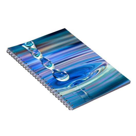 澄んな青海原の低下の流れること ノートブック (右側)