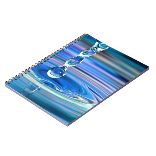 澄んな青海原の低下の流れること ノートブック (左側)