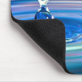 澄んな青海原の低下の流れること マウスパッド (コーナー)