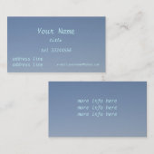 澄んな青空 名刺 (正面/裏面)