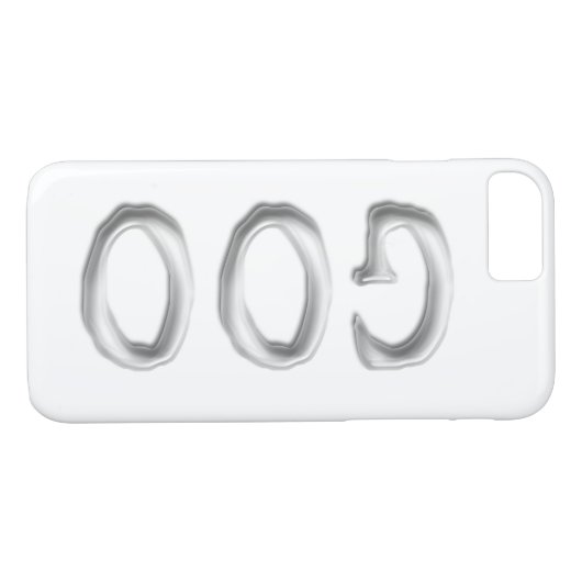 澄んな|べたつく物|はゲルのフォントをカスタマイズ可能な見通します Case-Mate iPhoneケース (裏面(横))