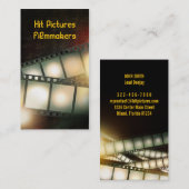 澄んなCelsの映画製作者のビデオグラファーの垂直カード 名刺 (正面/裏面)