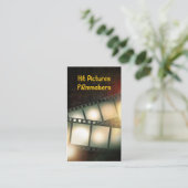 澄んなCelsの映画製作者のビデオグラファーの垂直カード 名刺 (スタンド正面)