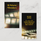 澄んなCelsの映画製作者のビデオグラファーの垂直カード 名刺 (正面/裏面)