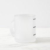 澄んなshhhhのマグ フロストグラスマグカップ (正面左)