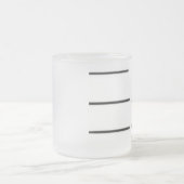 澄んなshhhhのマグ フロストグラスマグカップ (中央)