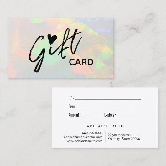 澄んオペ証明書カード 名刺 (正面/裏面)