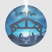 澄んクリスマス1写真テンプレートキッズ写真 オーナメント (裏面)