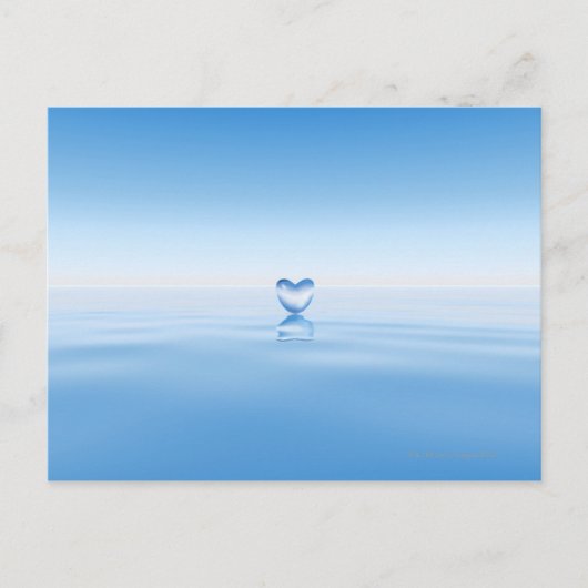 澄んハートの形 ポストカード (正面)
