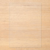 澄んプラスチック5"x7"空白ののテーブ結婚ル番号 アクリル招待状 (正面)