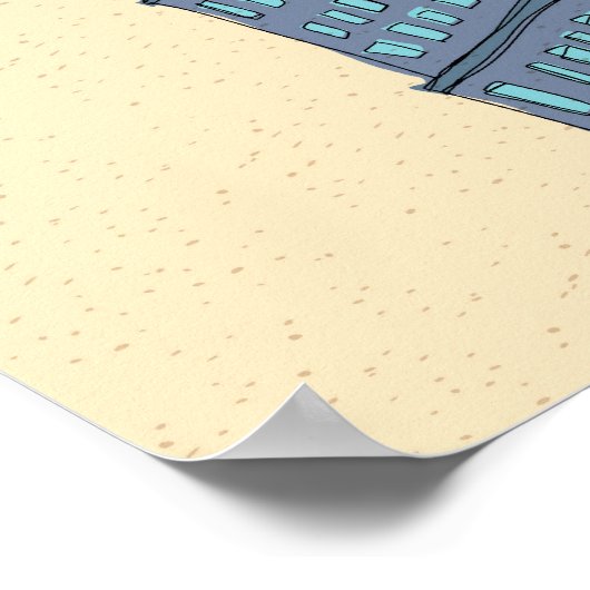 澄ん建物 ポスター (角)