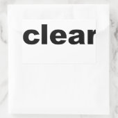 澄ん文字 長方形シール (バッグ)