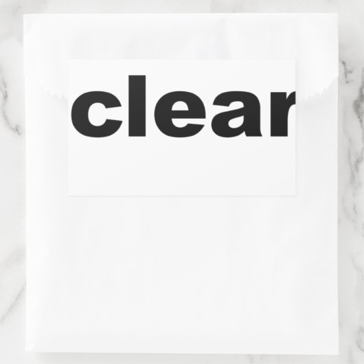 澄ん文字 長方形シール (バッグ)