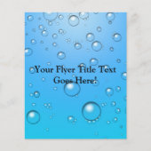 澄ん泡、青い水 チラシ (正面)