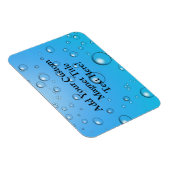 澄ん泡、青い水 マグネット (右側)