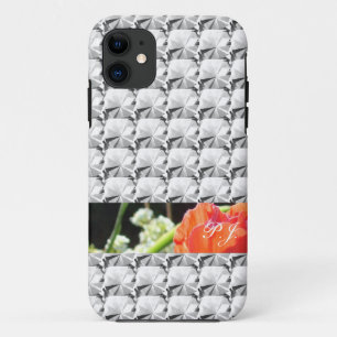 澄ん玉石、開花帯付きダイヤモンド iPhone 11 ケース