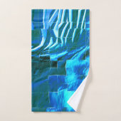 澄ん空モザイク抽象芸術メタリックテクスチャ バスタオルセット (ハンドタオル)