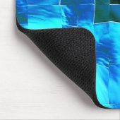 澄ん空モザイク抽象芸術メタリックテクスチャ マウスパッド (コーナー)