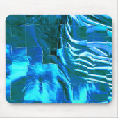 澄ん空モザイク抽象芸術メタリックテクスチャ マウスパッド (正面)