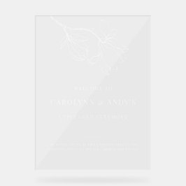 澄ん結婚ミニマル開式 アクリルサイン