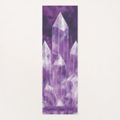 澄ん結晶絵を描デザインカスタム ヨガマット (正面)