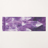 澄ん結晶絵を描デザインカスタム ヨガマット (正面(横))