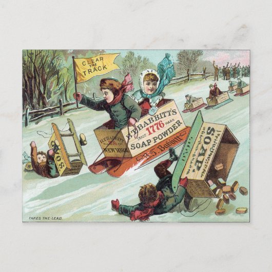 澄ん線路 ポストカード (正面)