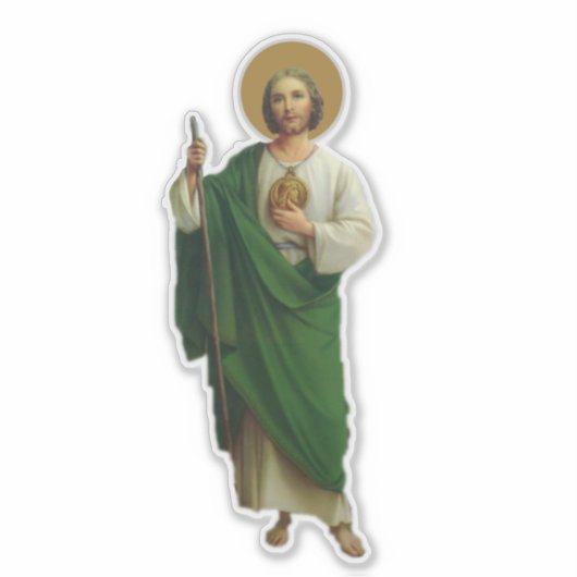 澄ん縁どセントジュード8" シール (正面)