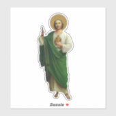 澄ん縁どセントジュード8" シール (シート)