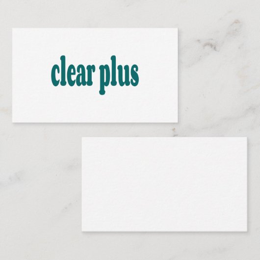 澄ん 名刺 (正面/裏面)