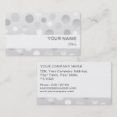 澄んFizz白いストライプ名刺テンプレート 名刺 (正面/裏面)