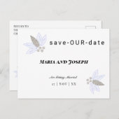 澄んFloraの日企業の付 案内ポストカード (正面/裏面)