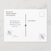 澄んFloraの日企業の付 案内ポストカード (裏面)