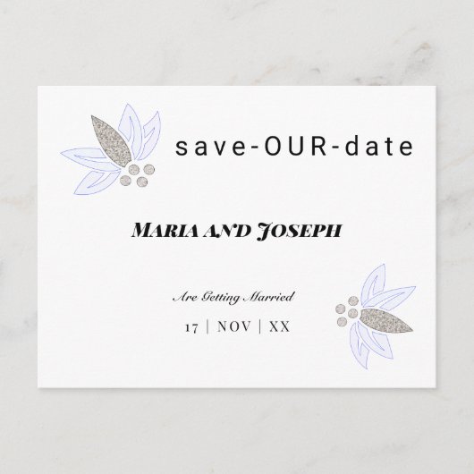 澄んFloraの日企業の付 案内ポストカード (正面)