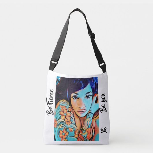 激しいがありますあって下さい クロスボディバッグ (正面)