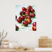 激しいさくらんぼ ポスター (キッチン)