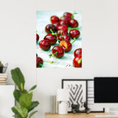 激しいさくらんぼ ポスター (ホームオフィス)