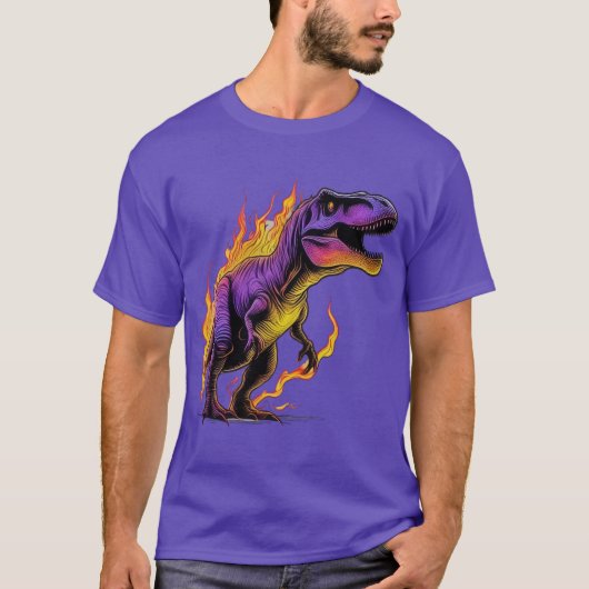 激しいインフェルノTレックス Tシャツ (正面)