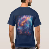 激しいエネルギーを放つ火竜の頭 Tシャツ (裏面)