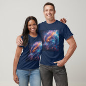 激しいエネルギーを放つ火竜の頭 Tシャツ (ユニセックス)