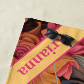 激しいエレガンス:強さの芸術 ビーチタオル (インサイチュ)