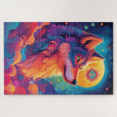 激しいオオカミパズル2 ジグソーパズル (横)