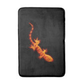 激しいオレンジヤモリ バスマット (正面縦)