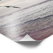 激しいカモメと詩編のバイブルの詩 フォトプリント            (角)